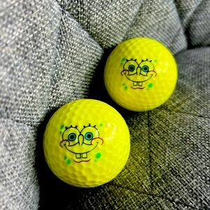 SpongeBob Wilson Golf Balls -Two (2) Balls